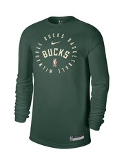 Fanatics Green NBA Milwaukee Bucks Long Sleeve Practice Top - Image 2 of 3