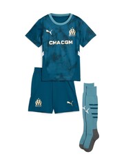 Puma Blue Olympique de Marseille Away Mini Kit 2024-25 - Image 1 of 2