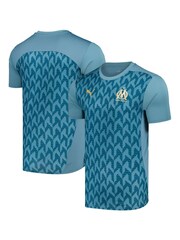 Puma Blue Olympique de Marseille Pre Match T-Shirt - Image 1 of 3