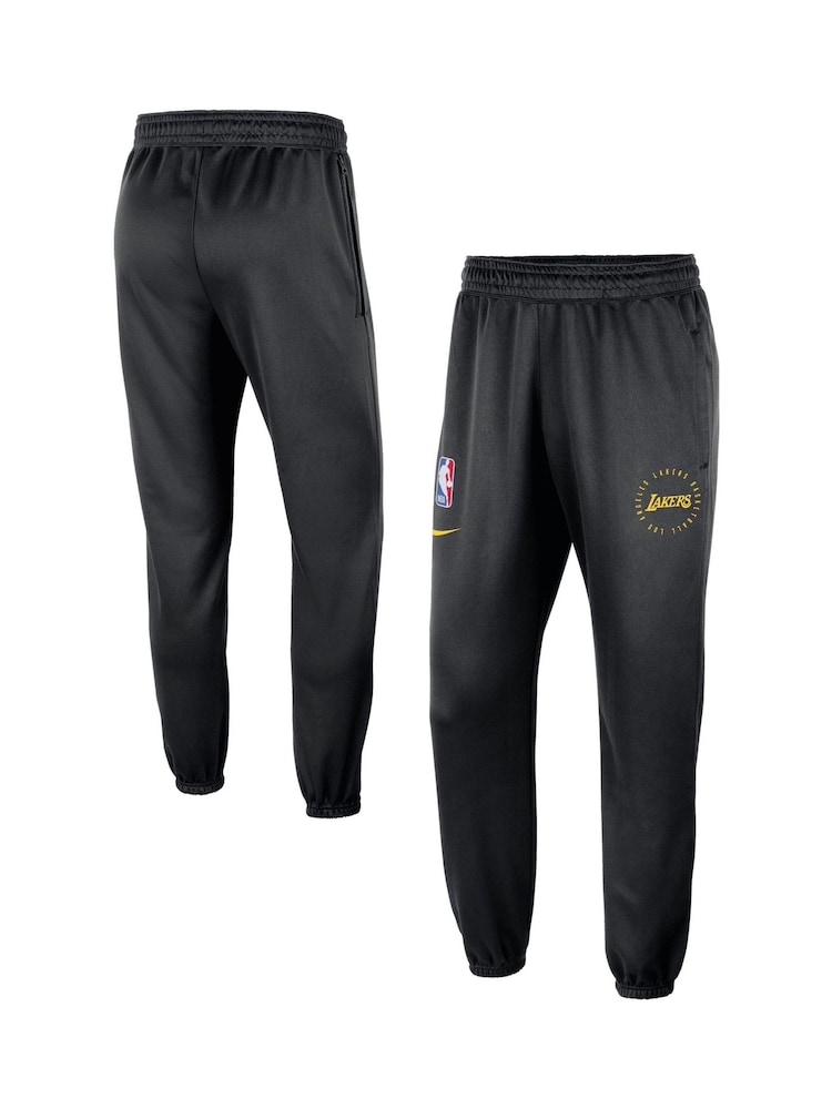 Fanatics NBA Los Angeles Lakers Dri-FIT Spotlight Black Joggers - Image 1 of 3