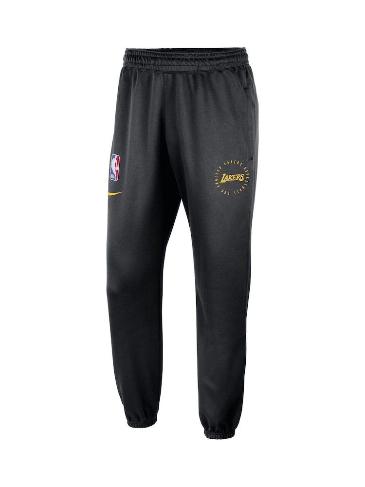 Fanatics NBA Los Angeles Lakers Dri-FIT Spotlight Black Joggers - Image 2 of 3