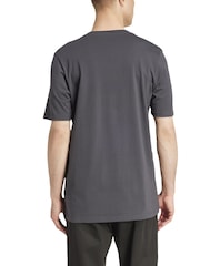 adidas Grey FC Bayern SZN Travel 100% Cotton T-Shirt - Image 2 of 2
