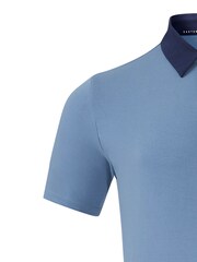 Castore Blue Glasgow Rangers Travel Polo Shirt - Image 5 of 5