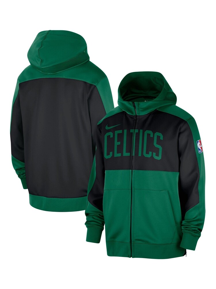 Fanatics Green NBA Boston Celtics Showtime Thermaflex Full Zip Hoodie - Image 1 of 3