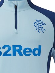 Castore Blue Glasgow Rangers Players Training Quarter Zip Midlayer Top - Image 5 of 5