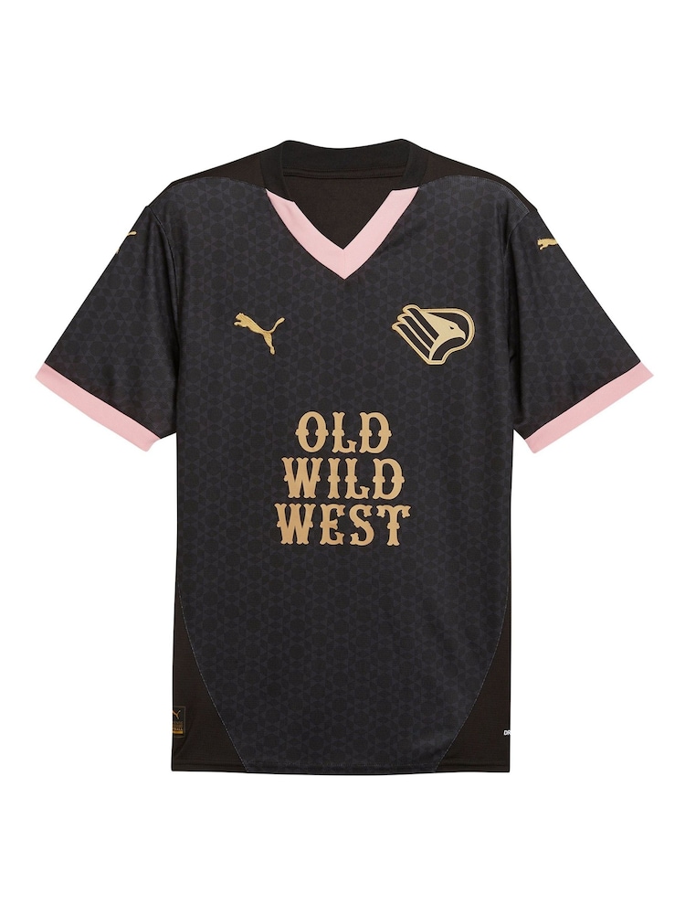 Puma Black Palermo Away Shirt 2024-25 - Image 4 of 5