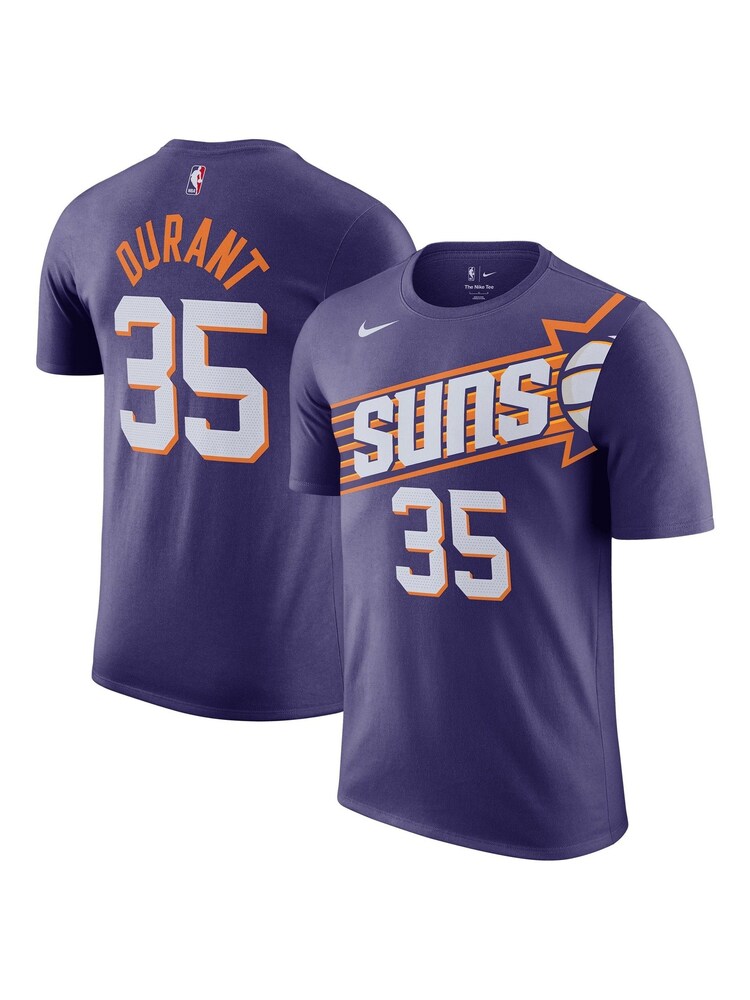 Fanatics 100% Cotton NBA Phoenix Suns Icon Name And Number Black T-Shirt Kevin Durant - Image 1 of 3