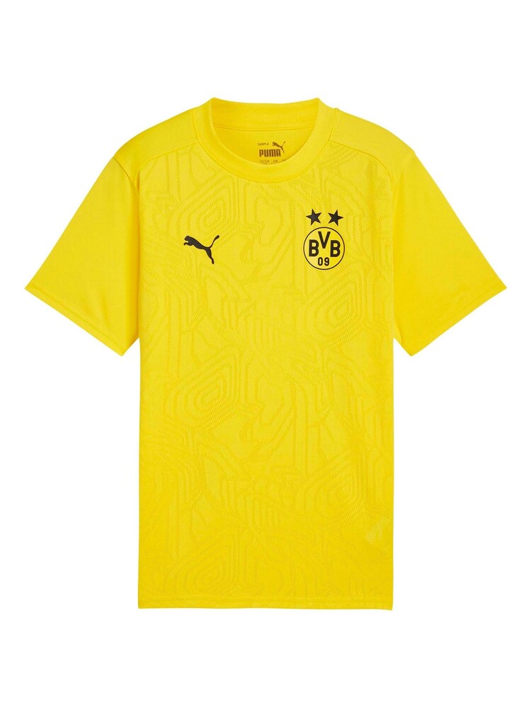 Puma Yellow Kids Borussia Dortmund Training T-Shirt - Image 3 of 3
