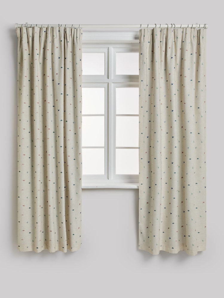 Mini Dino Pencil Pleat Blackout Curtains - Image 4 of 8