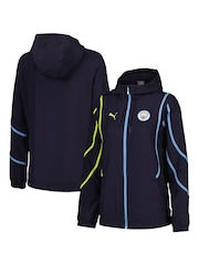 Puma Blue Womens Manchester City Pre Match Jacket - Image 1 of 3