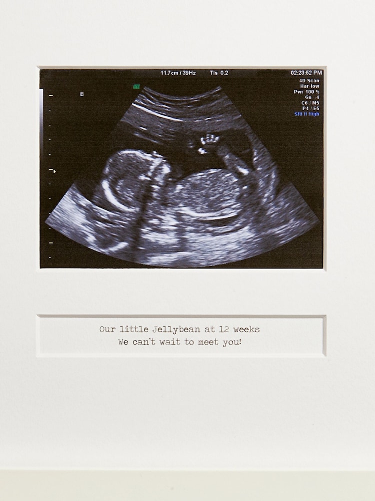 Personalised My First Scan Photo Frame by Posh Totty Designs - Image 2 of 2
