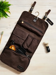 Personalised Satchel Style Hanging Wash Bag by Posh Totty Designs - Image 2 of 2