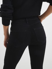 River Island Black Mid Rise Bum Sculpt Skinny Jeans - Image 3 of 6