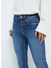 River Island Blue Sky Mid Rise Bum Sculpt Skinny Jeans - Image 3 of 6