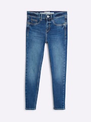 River Island Blue Sky Mid Rise Bum Sculpt Skinny Jeans - Image 5 of 6