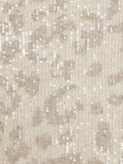 River Island Brown Leopard Sequin Fluffy Jumper - Image 4 of 4