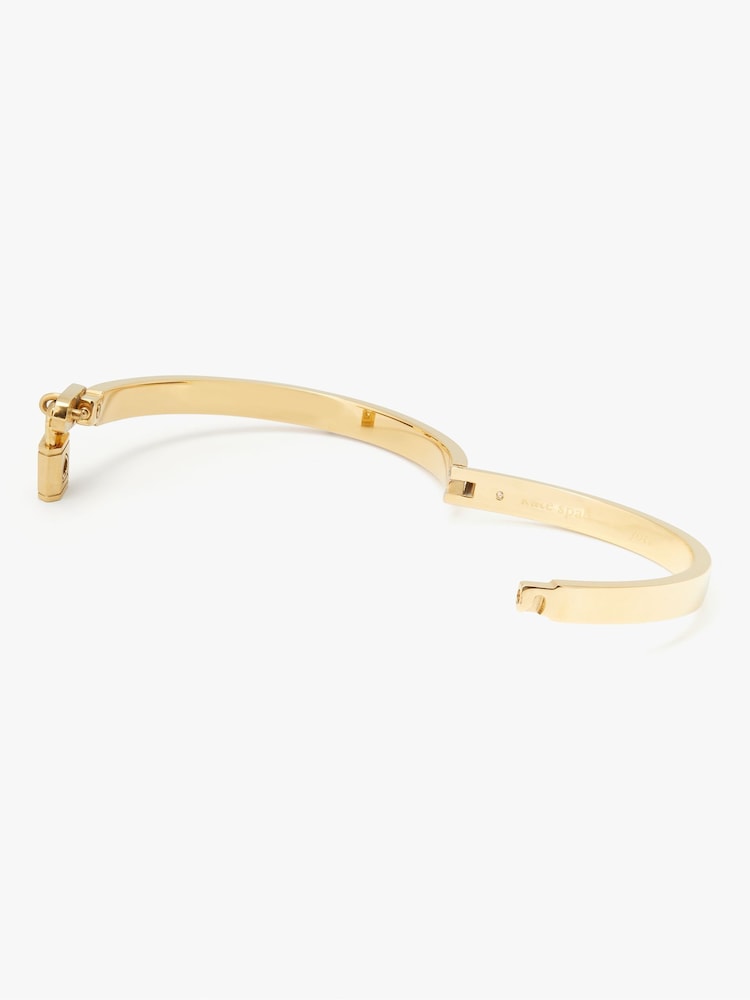 kate spade new york Gold Tone Charm Bangle - Image 4 of 4