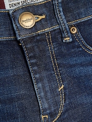 River Island Dark Blue Mid Rise Bum Sculpt Skinny Jeans - Image 6 of 6