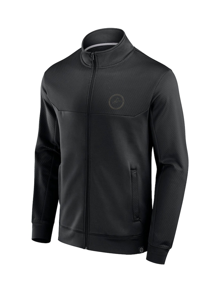 Fanatics Millwall Defender Poly Black Tracksuit - Image 3 of 3