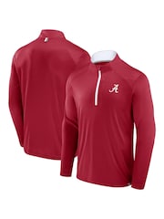 Fanatics Red College Alabama Crimson Tide Defender Quarter Zip T-Shirt - Image 1 of 3