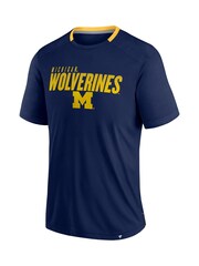 Fanatics Blue College Michigan Wolverines Defender T-Shirt - Image 2 of 3
