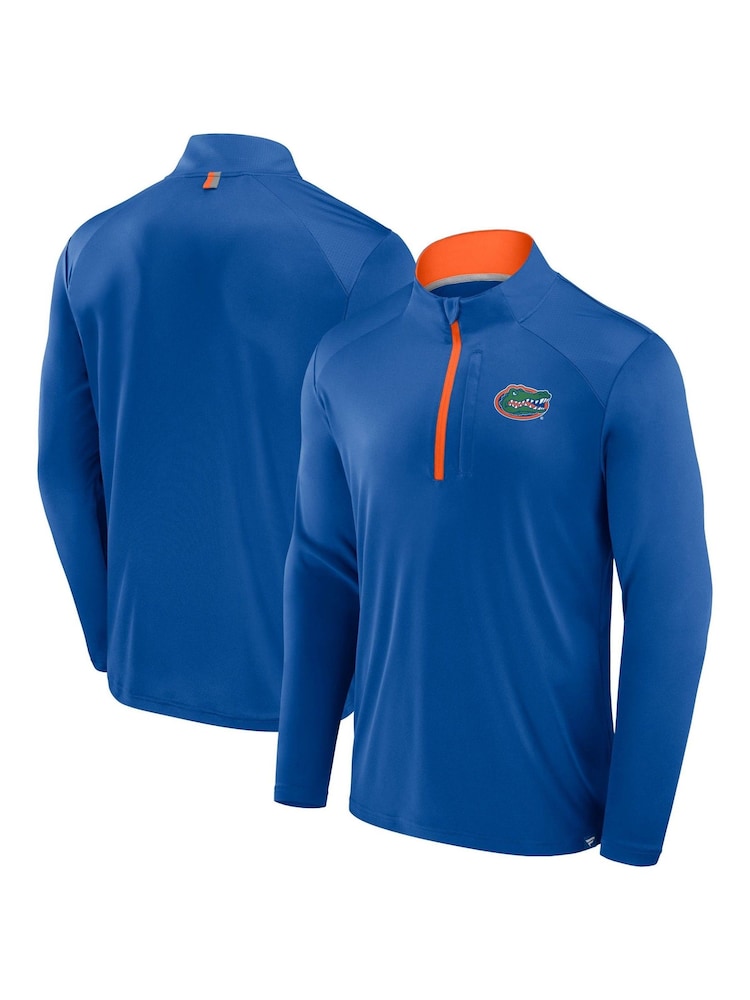Fanatics Blue College Florida Gators Defender Quarter Zip Sweatshirt - Image 1 of 1