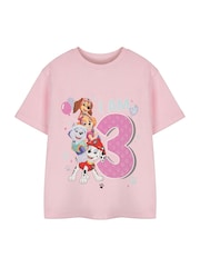 Vanilla Underground Pink Girls Paw Patrol Birthday Age 100% Cotton T-Shirt - Image 2 of 6