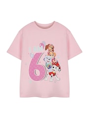 Vanilla Underground Pink Girls Paw Patrol Birthday Age 100% Cotton T-Shirt - Image 5 of 6
