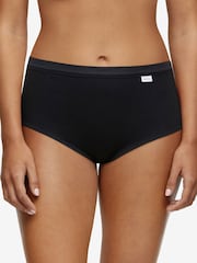 Chantelle Cotton Comfort High Waisted Ribbed Briefs - Image 1 of 4