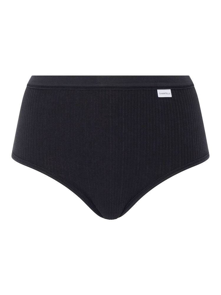 Chantelle Cotton Comfort High Waisted Ribbed Briefs - Image 4 of 4