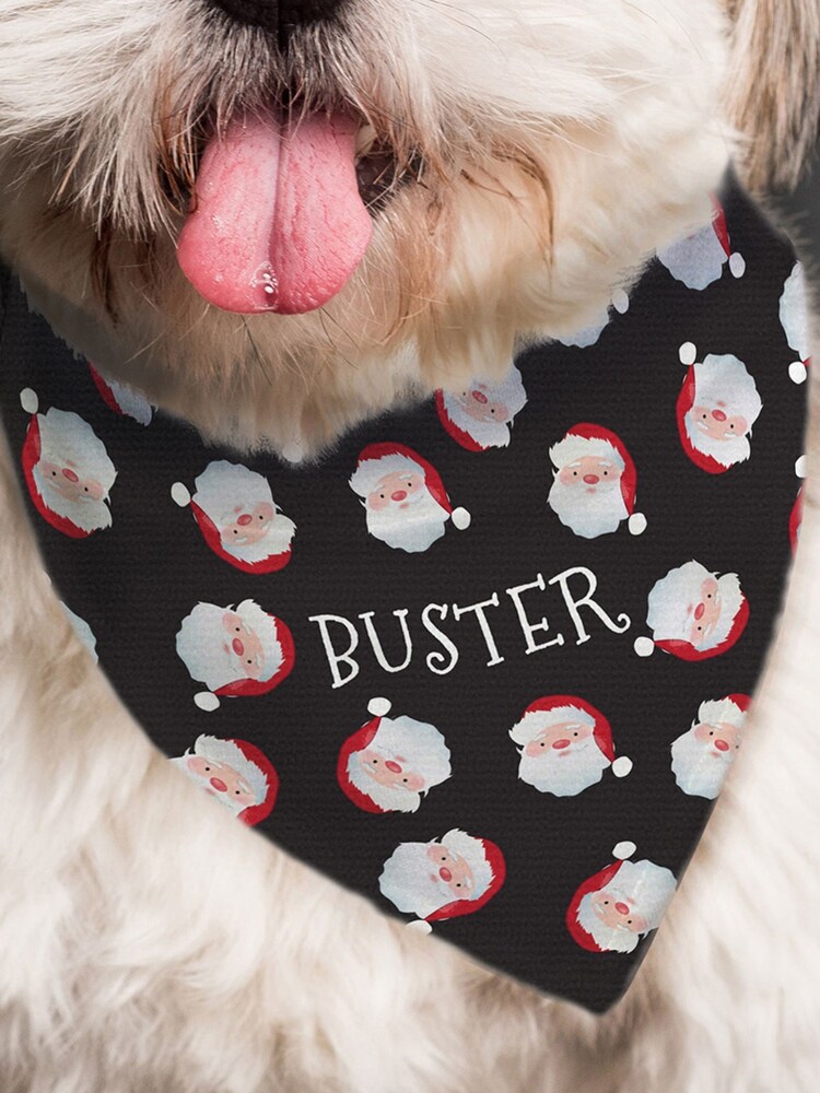 Personalise Super Cute Christmas Bandana by PMC - Image 3 of 3 Personalise Super Cute Christmas Bandana by PMC - Image 3 of 3