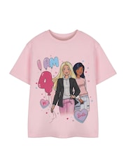 Vanilla Underground Pink Girls Barbie Birthday Age 100% Cotton T-Shirt - Image 1 of 6