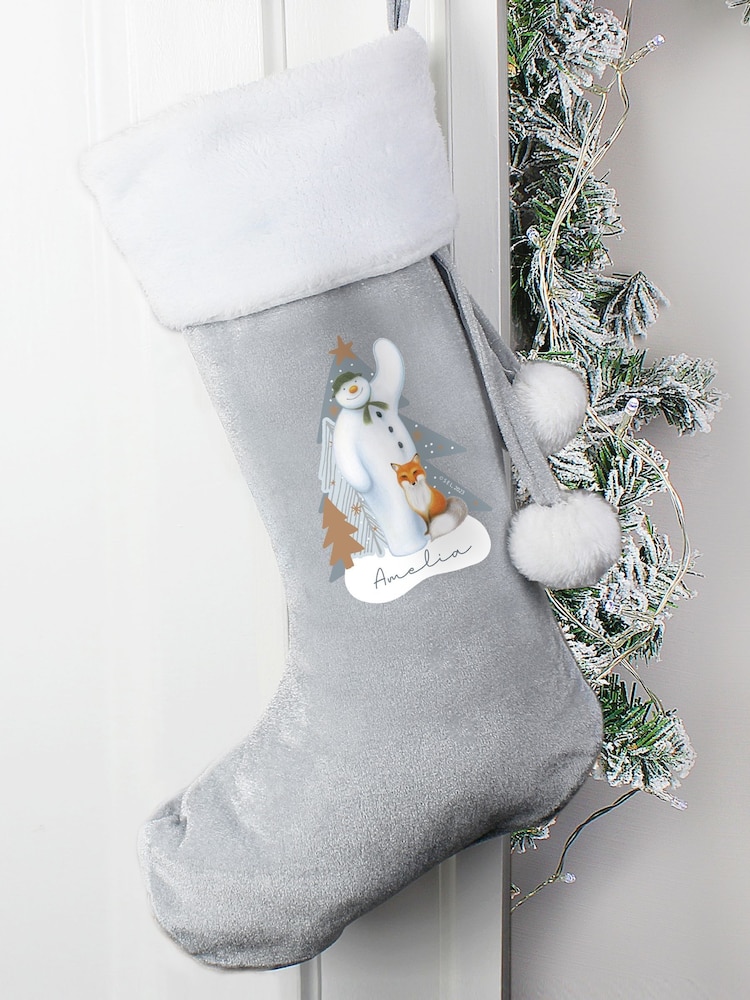 Personalised The Snowman Christmas Stockings Exclusive To Next by PMC - Image 1 of 3