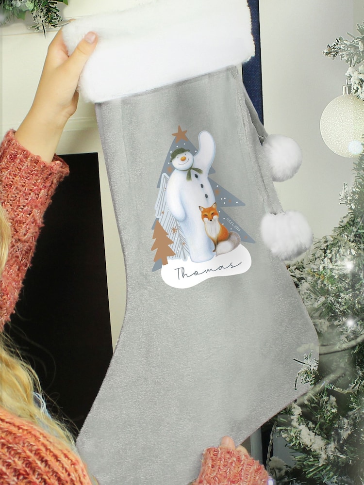 Personalised The Snowman Christmas Stockings Exclusive To Next by PMC - Image 2 of 3