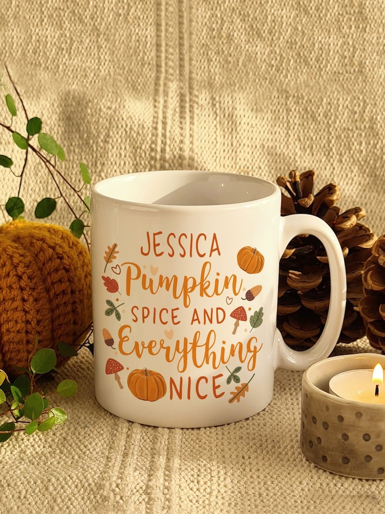 Personalised Pumpkin Spice Mug by PMC - Image 1 of 3