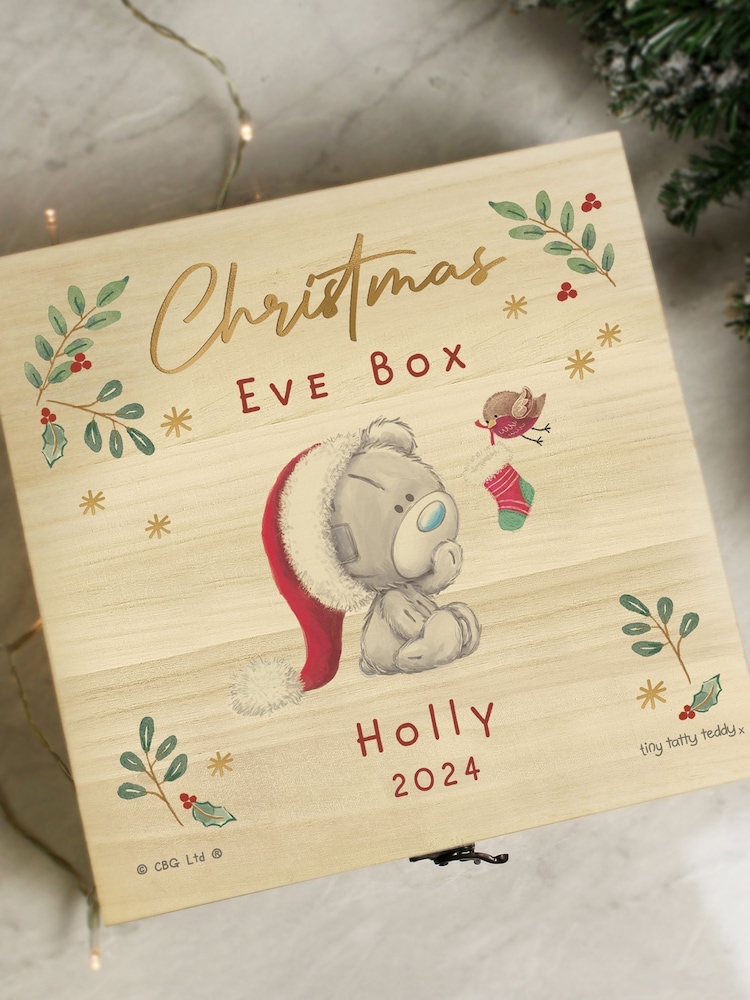 Personalise Christmas Tiny Tatty Teddy Box by PMC - Image 2 of 6
