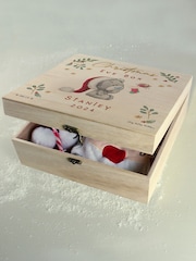 Personalise Christmas Tiny Tatty Teddy Box by PMC - Image 6 of 6