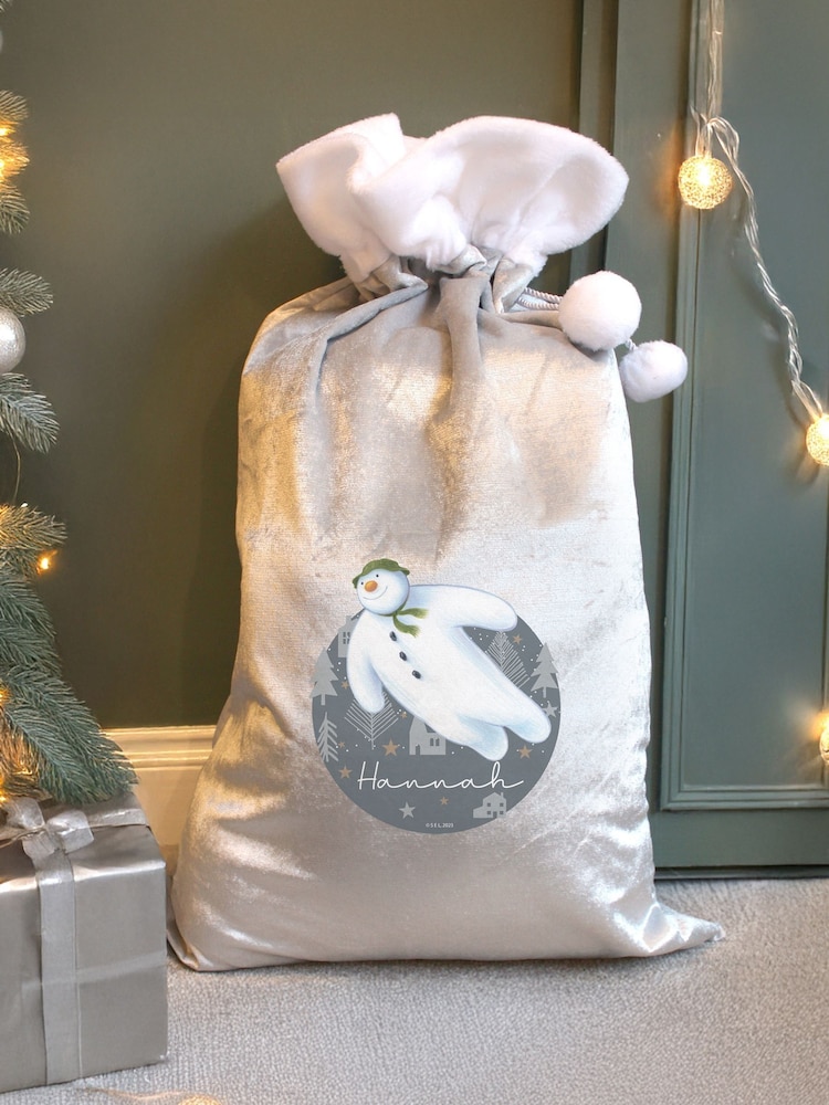 Personalised The Snowman Christmas Sack Exclusive To Next by PMC - Image 3 of 3