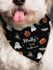 Personalised Halloween Dog Bandana by PMC - Image 2 of 3