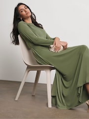 Joanna Hope Green Cut Jersey Dress - Image 2 of 4