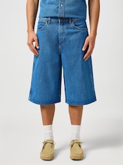 Синий - Шорты из % хлопка Wrangler 100 - Image 1 of 7