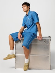 Синий - Шорты из % хлопка Wrangler 100 - Image 6 of 7