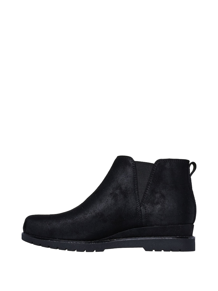 Skechers Black Bobs Chill Wedge Cruising Altitude Boots - Image 2 of 5