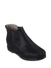 Skechers Black Bobs Chill Wedge Cruising Altitude Boots - Image 3 of 5