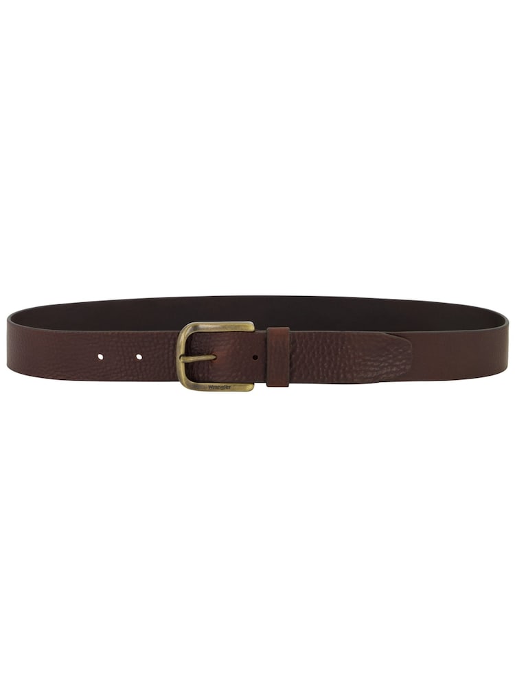 Wrangler Brown Metal Loop Belt - Image 1 of 4