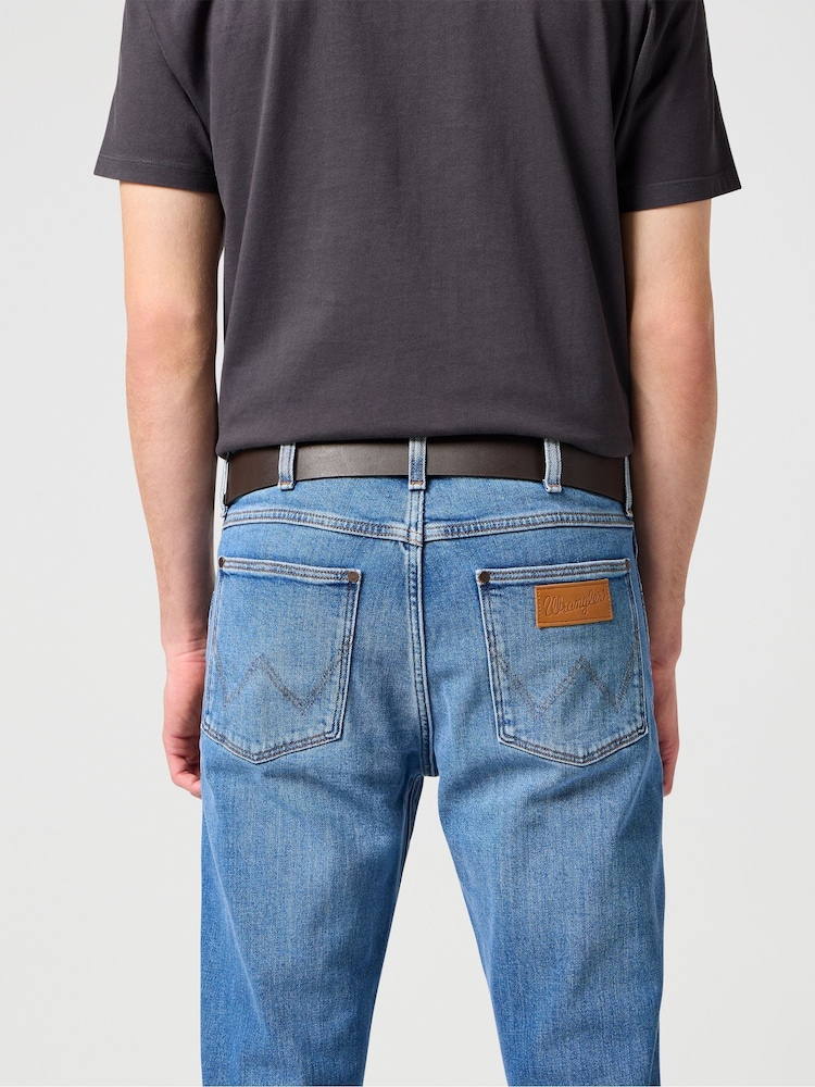 Wrangler Brown Metal Loop Belt - Image 4 of 4 Wrangler Brown Metal Loop Belt - Image 4 of 4