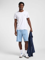 Lee Blue Asher Loose Fit 100% Cotton Shorts - Image 4 of 8