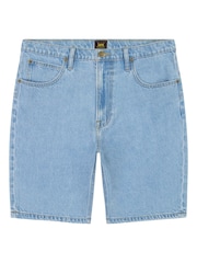 Lee Blue Asher Loose Fit 100% Cotton Shorts - Image 7 of 8