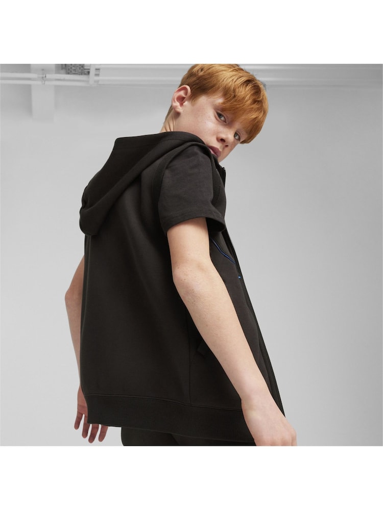 Puma Black Boys Playstation Youth Sleeveless Hoodie - Image 2 of 5