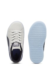 Puma Grey Kids Boys Playstation Suede Sneakers - Image 4 of 7